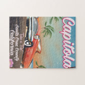 Capitola Californië vintage reisposter Legpuzzel (Horizontaal)