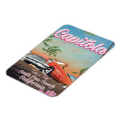 Capitola Californië vintage reisposter Magneet (Linkerzijde)
