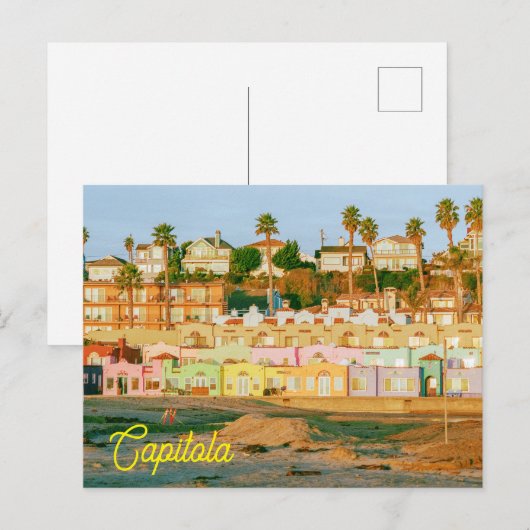 Capitola Carlifornia Sunrise | Filmfotografie Briefkaart (Voorkant / Achterkant)