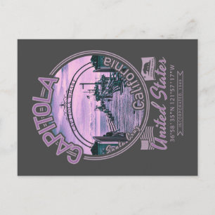 CAPITOLA SANTA CRUZ CALIFORNIA - CAPITOLA WHARF BRIEFKAART