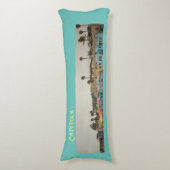 Capitola Venetiaanse dorp kleurrijke kustlijn Lichaamskussen (Voorkant Verticaal)