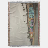 Capitola Village beschilderd Venetiaans strand Deken (Voorkant Verticaal)