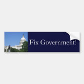 Capitolgebouw in Washington DC Bumpersticker (Voorkant)