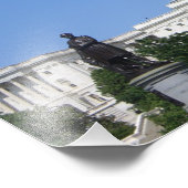 Capitolgebouw in Washington DC Foto Afdruk (Hoek)