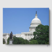 Capitolgebouw in Washington DC Gastenboek (Achterkant)