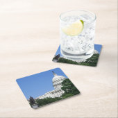 Capitolgebouw in Washington DC Kartonnen Onderzetters (Insitu)