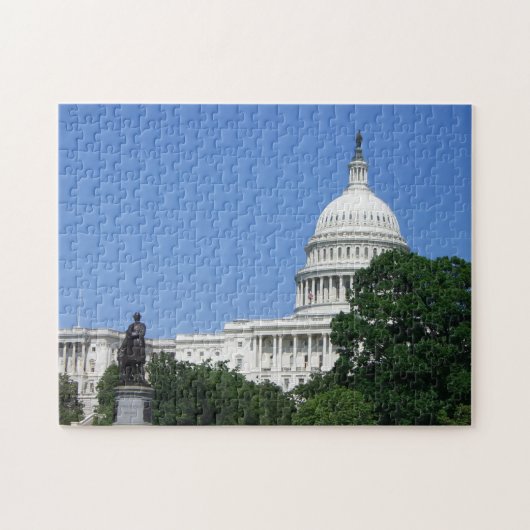 Capitolgebouw in Washington DC Legpuzzel (Horizontaal)