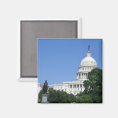 Capitolgebouw in Washington DC Magneet (Voorkant / Achterkant)