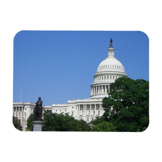 Capitolgebouw in Washington DC Magneet (Horizontaal)