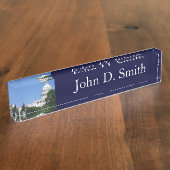 Capitolgebouw in Washington DC Naambordje (Zijkant)