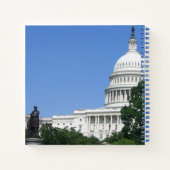 Capitolgebouw in Washington DC Notitieboek (Achterkant)