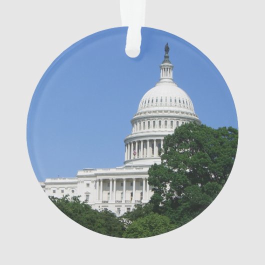 Capitolgebouw in Washington DC Ornament (achterkant)