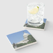 Capitolgebouw in Washington DC Stenen Onderzetter (Zijkant)