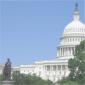 Capitolgebouw in Washington DC Sticker (Voorkant)