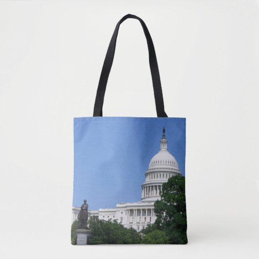 Capitolgebouw in Washington DC Tote Bag (Voorkant)
