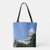 Capitolgebouw in Washington DC Tote Bag (Achterkant)