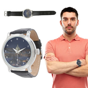 Capitolgebouw Verenigde Staten bij nacht Horloge