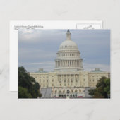 Capitolgebouw Verenigde Staten Briefkaart (Voorkant / Achterkant)