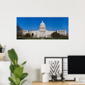 Capitolgebouw Verenigde Staten - volledig Western  Poster (Thuiskantoor)