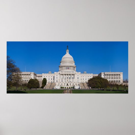 Capitolgebouw Verenigde Staten - volledig Western  Poster (Voorkant)