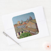 Capitoline Hill 2008 Vierkante Sticker (Envelop)
