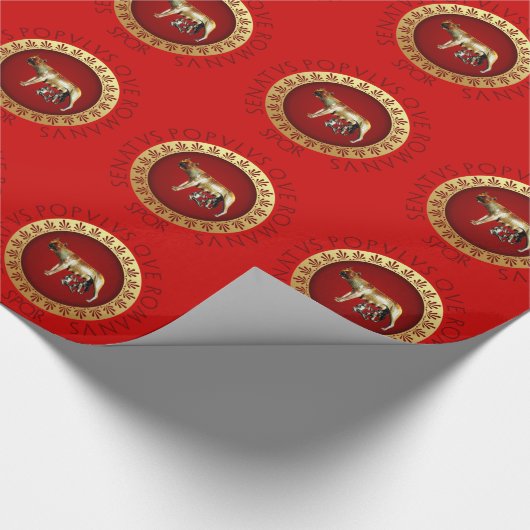 Capitoline Wolf Cadeaupapier (Hoek)