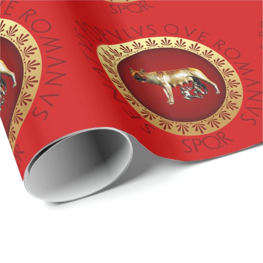 Capitoline Wolf Cadeaupapier (Rol Hoek)