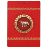 Capitoline Wolf Klembord (Achterkant)