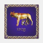 Capitoline Wolf Magneet (Voorkant)