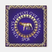 Capitoline Wolf Magneet (Voorkant)