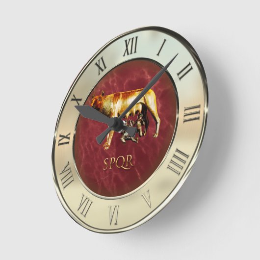 Capitoline Wolf Ronde Klok (Hoek)