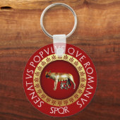 Capitoline Wolf Sleutelhanger (Voorkant)