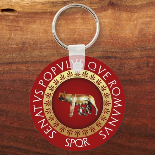 Capitoline Wolf Sleutelhanger (Voorkant)