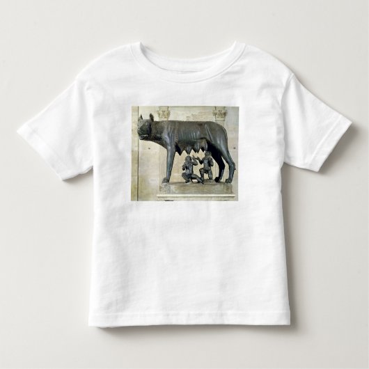 Capitoline zij-Wolf Kinder Shirts (Voorkant)