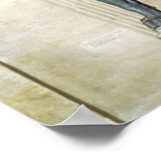 Capitoline zij-Wolf Poster (Hoek)