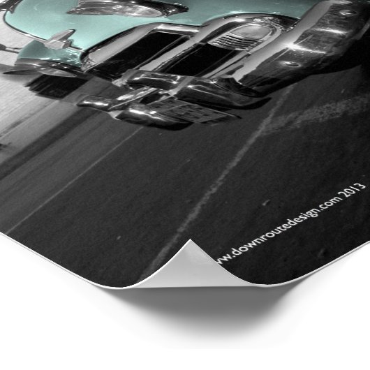 Capitolio Cool Blue Poster (Hoek)