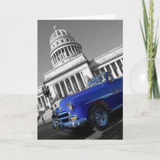 Capitolio Old Blue Car Kaart