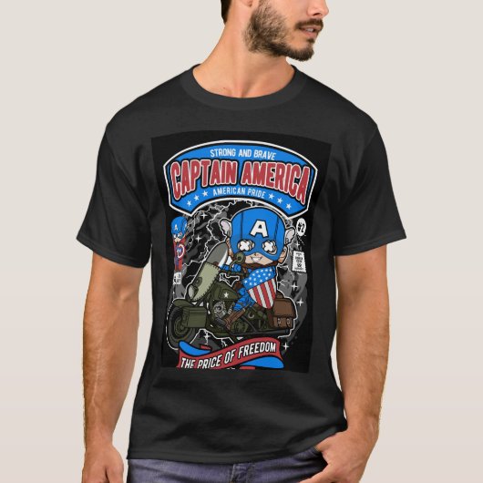 Capiton Amerika T-shirt (Voorkant)