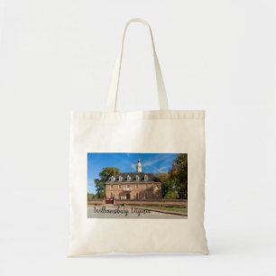 Capitool gebouw in Colonial Williamsburg Tote Bag