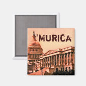 Capitool Gebouw Washington DC Murica Amerika 1900 Magneet (Voorkant / Achterkant)