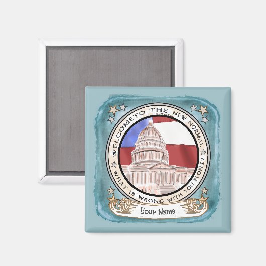 Capitool Nieuw Normaal Magneet (Voorkant / Achterkant)