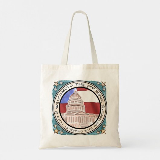 Capitool Nieuw Normaal Tote Bag (Achterkant)
