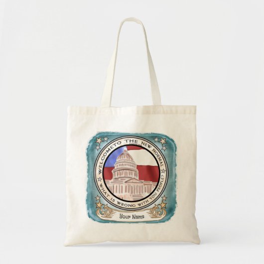 Capitool Nieuw Normaal Tote Bag (Voorkant)