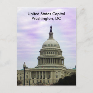 Capitool van de Verenigde Staten, Washington, DC Briefkaart