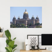 Capitool van Des Moines Poster (Thuiskantoor)