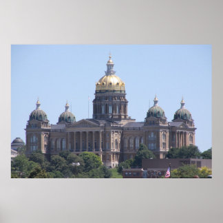 Capitool van Des Moines Poster