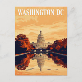 Capitoolgebouw in Washington DC Briefkaart
