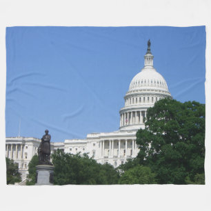 Capitoolgebouw in Washington DC Fleece Deken