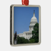 Capitoolgebouw in Washington DC Metalen Ornament (Rechts)