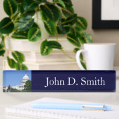 Capitoolgebouw in Washington DC Naambordje
